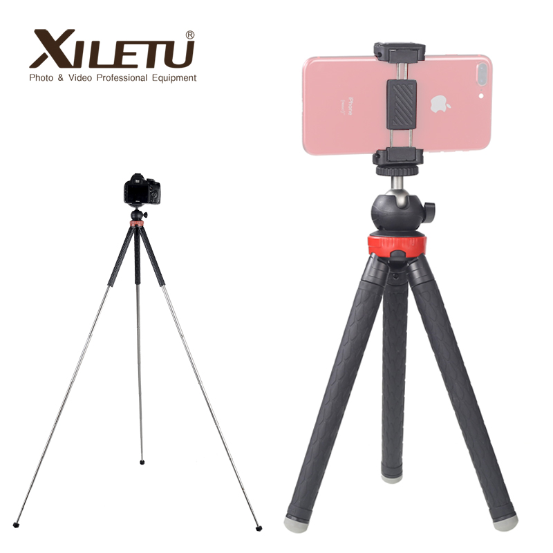 Camera Tripod Carbon - XILETU XS-110 Taşınabilir Tripod Standı Seyahat