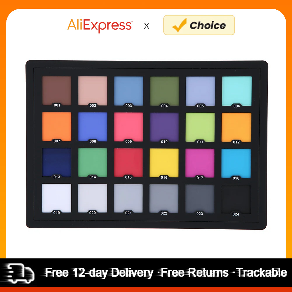 Color Checker Card - Fotoğraf Renk Paleti Kartında Renk Dengeleme