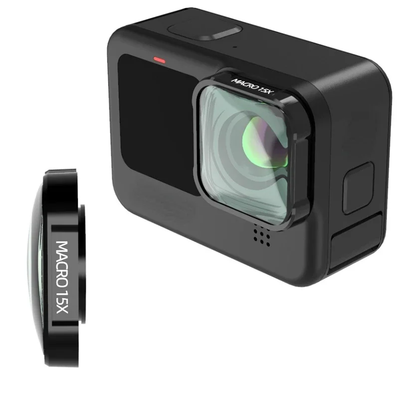 Gopro Action Camera Hero 11 Black - Gopro Hero 13 için makro 15X