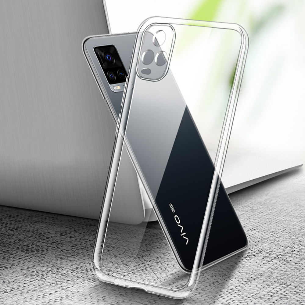 Lens Case Pouch - Temizle telefon kılıfı için VIVO Y21
