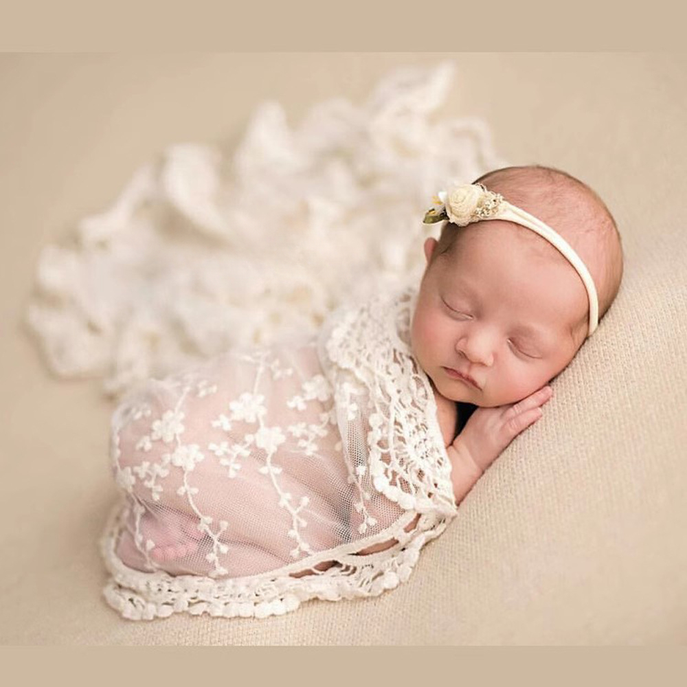 Photography Newborn - Yenidoğan Fotoğraf Sahne Battaniye Zemin Dantel