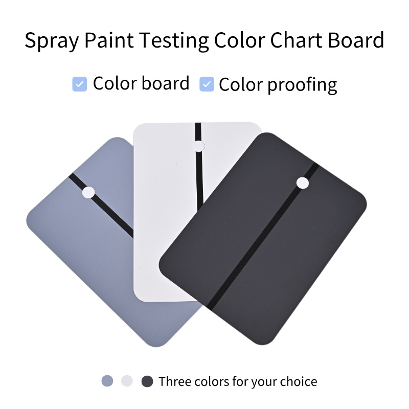Color Checker Card - 50 adet İnce Demir Levha Sprey