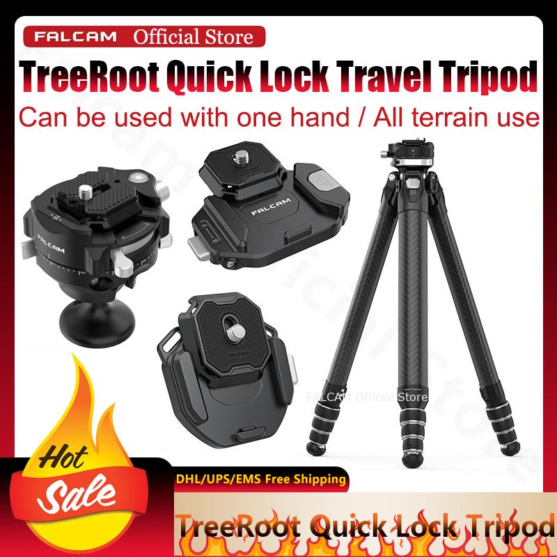 Camera Tripod Carbon - Falcam Treeroot Hızlı Kilitli Seyahat Tripod'u