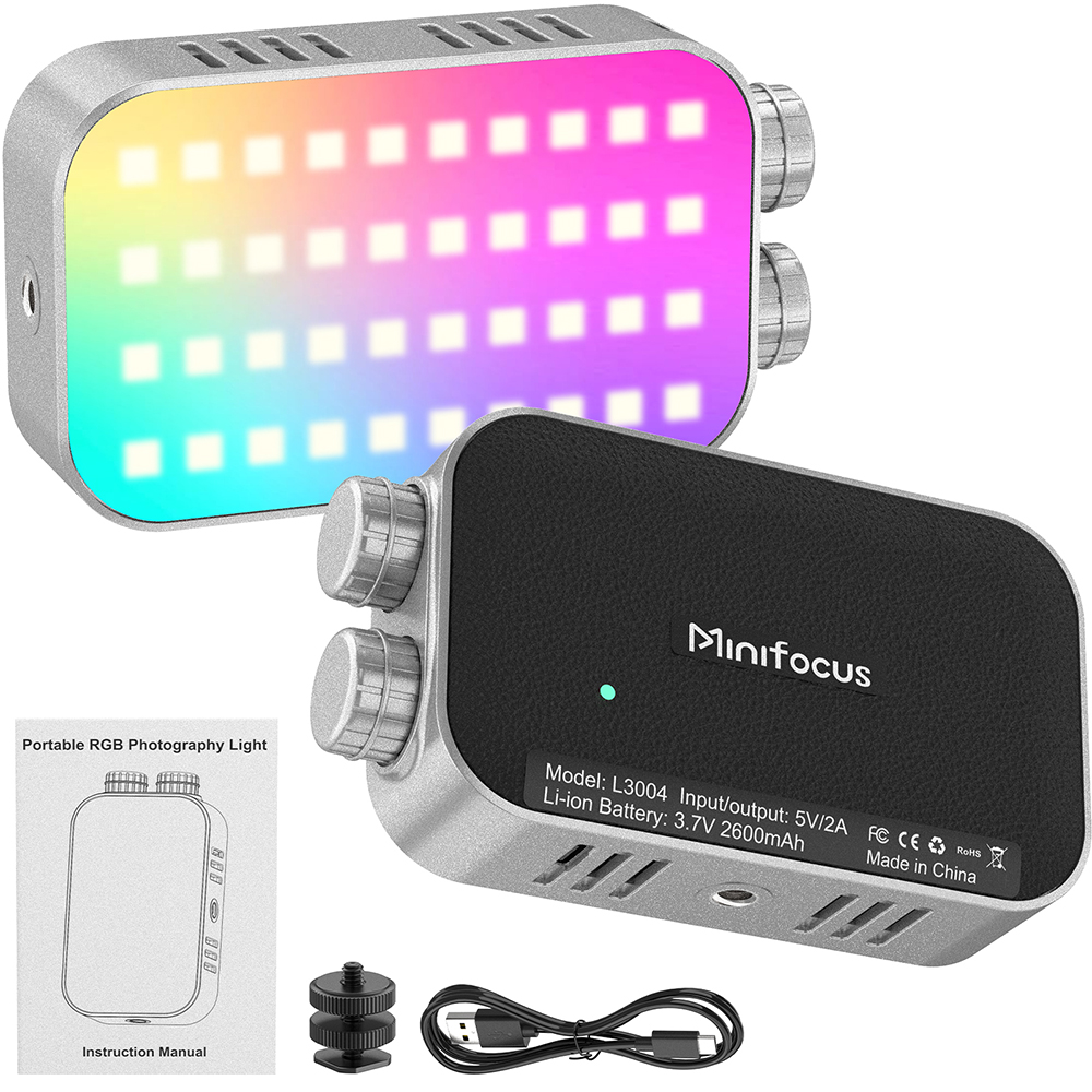 Photography Umbrella Lights - Cep Tofu RGB Dolgu Işığı Taşınabilir