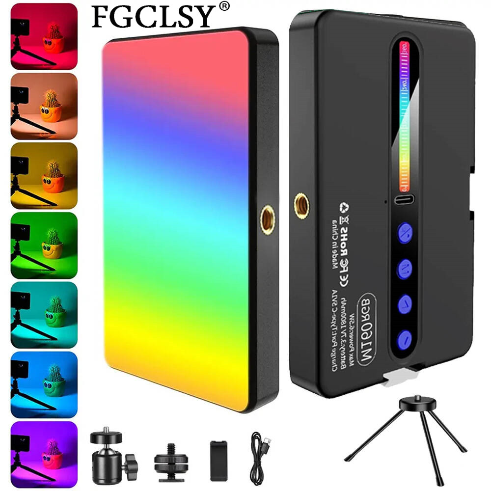 Photography Gear - LED RGB Kamera Işığı Tam Renkli