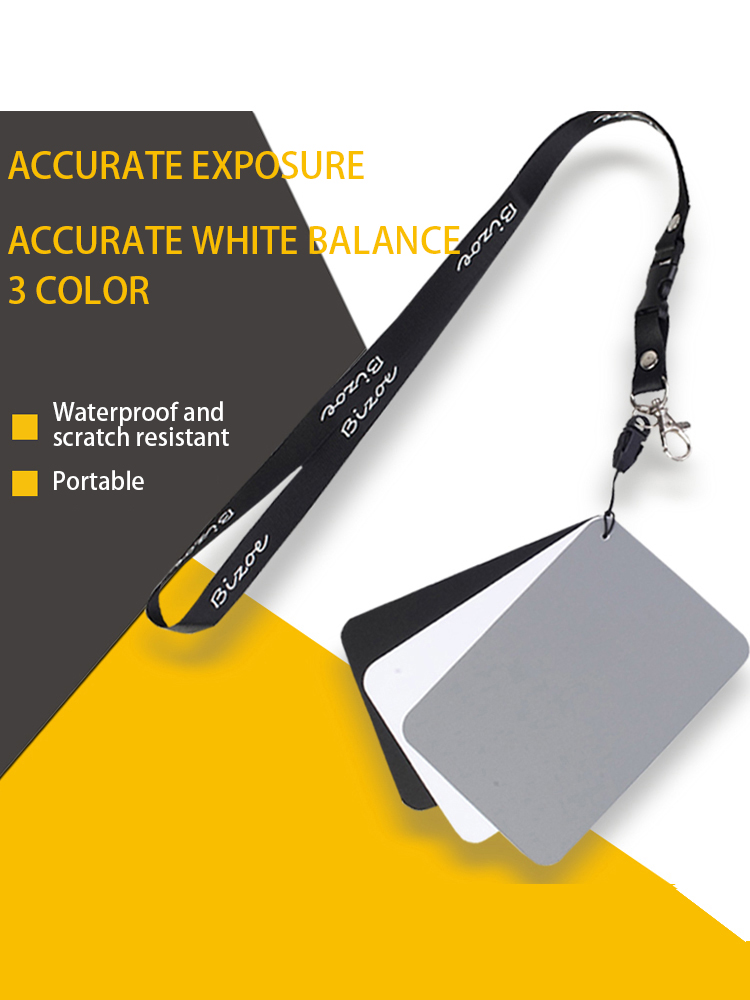 Color Checker Card - Beyaz denge kartı 18% nötr gri