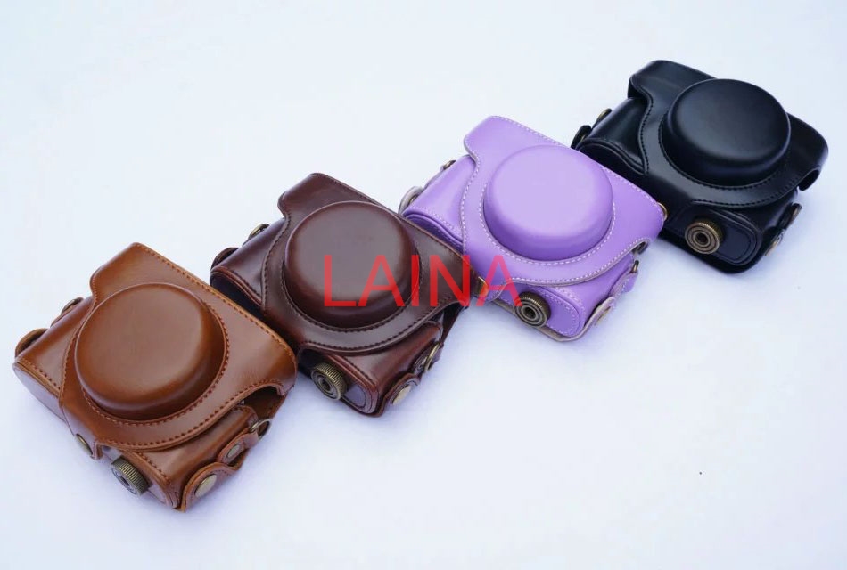 Lens Case Pouch - Kamera Video Çantası PU Sert Kılıf