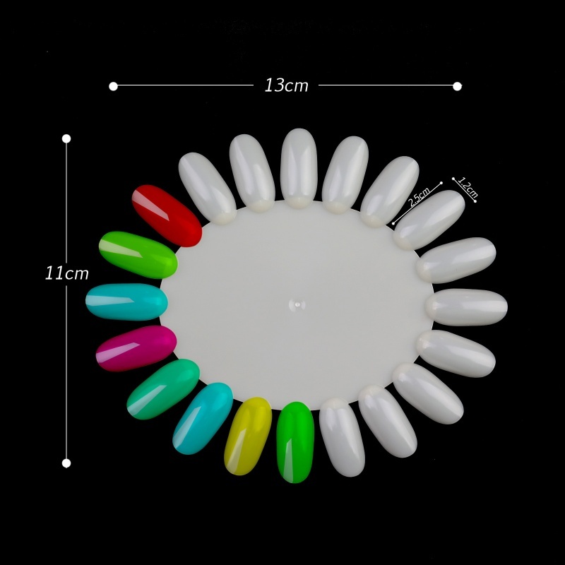 10 adet Oval tırnak renk kartı - Color Checker Card incelemesi ve fiyatı