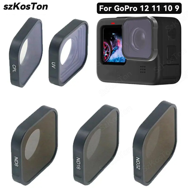 UV CPL ND8 ND16 ND32 Filtre Go - Gopro Action Camera Hero 11 Black incelemesi ve fiyatı