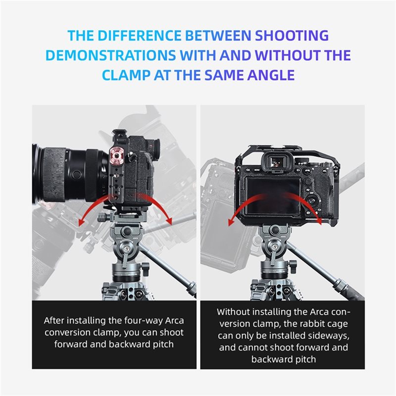 AED7-4-Way Arca Kelepçe Hızlı  - Camera Tripod Carbon incelemesi ve fiyatı