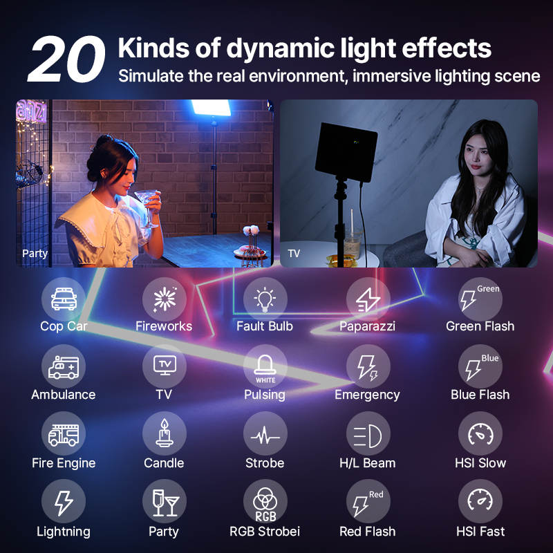 Ulanzi LT003 15W RGB Video işı - Photography Umbrella Lights incelemesi ve fiyatı