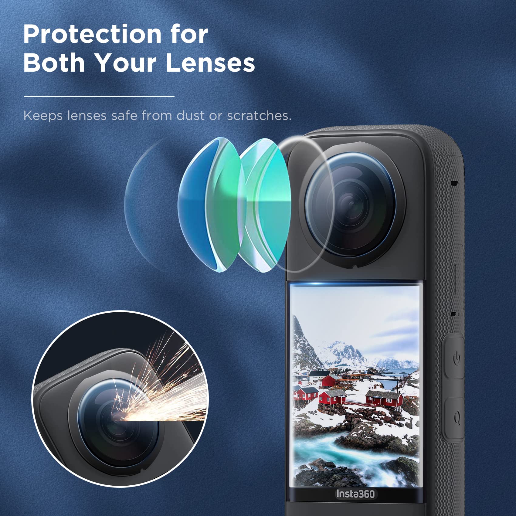 Aksesuar Seti Insta360 X3 X4 X - Lens Case Pouch incelemesi ve fiyatı